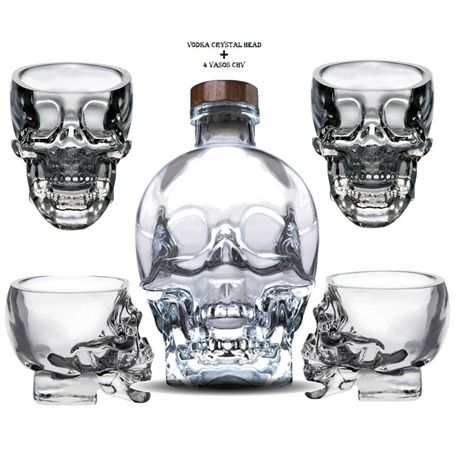 VODKA CRYSTAL HEAD - CRYSTAL_HEAD-4_VASOS