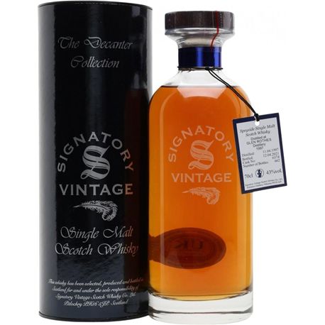 GLENROTHES SIGNATORY IBISCO 1997 21 AÑOS - 041666 SIGNATGLENROTHESIBISC21